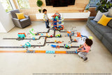 Garage ultime Hot Wheels City Robo T-Rex, mode multi-niveaux et multi-jeux, peut contenir plus de 100 voitures à l'échelle 1:64, idée de cadeau pour les enfants de 3 ans et plus