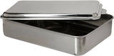 Moule à gâteau couvert Lindy's 8W44 en acier inoxydable 9 x 13 pouces
