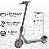 Trottinette électrique pour adultes, vitesse maximale de 30/40 km/h, autonomie de 34/40/56 km, moteur 350/500/600 W avec contrôle par application, pneus gonflables de 8,5/10 pouces, trottinette pliable avec contrôle par application, certifiée UL 2272