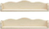 Étagère murale pour maison de poupée, mini étagères en bois, échelle 1:12, modèles de rangement en bois miniatures pour accessoires de mobilier de maison de poupée