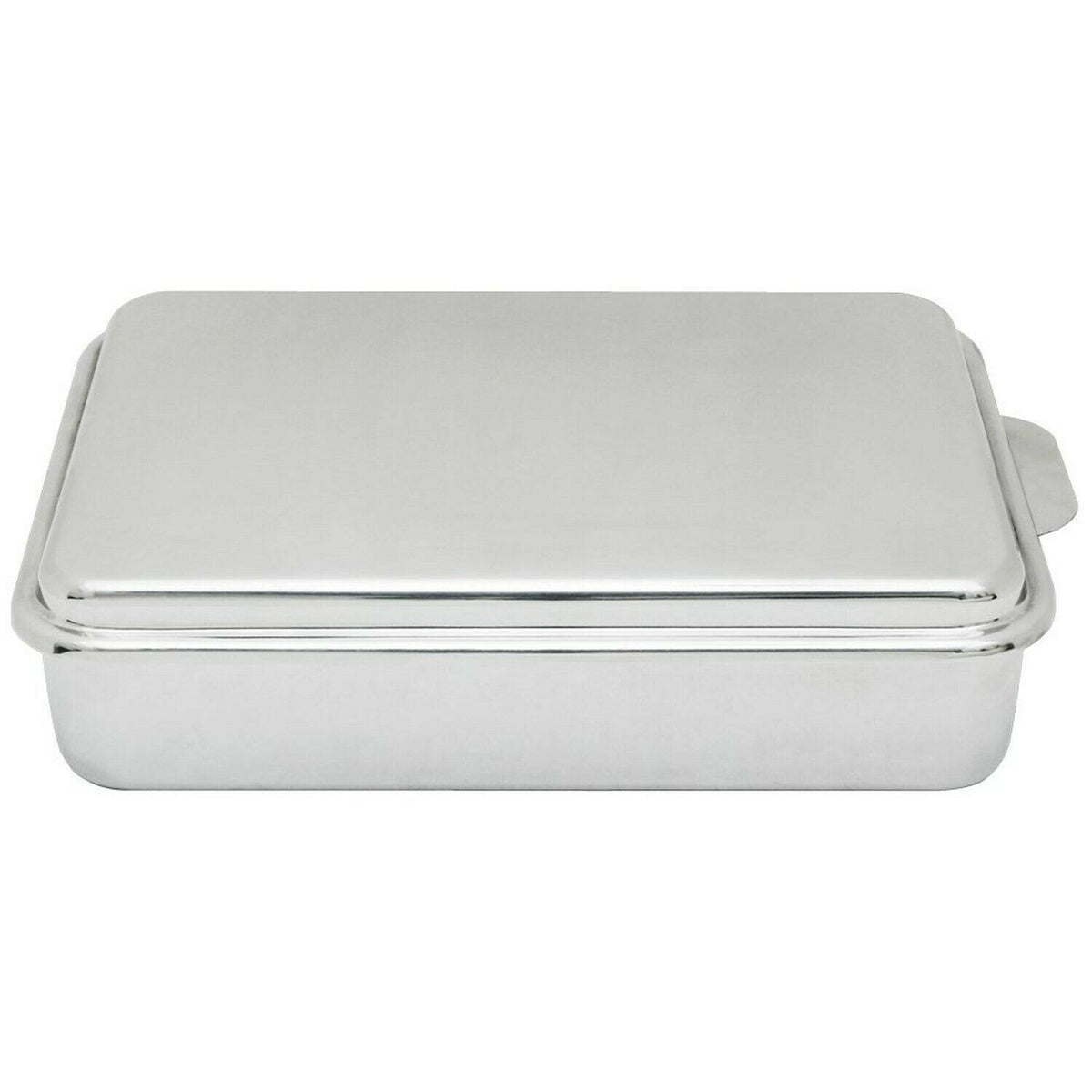 Moule à gâteau couvert Lindy's 8W44 en acier inoxydable 9 x 13 pouces