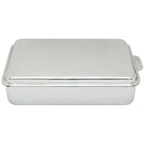 Moule à gâteau couvert Lindy's 8W44 en acier inoxydable 9 x 13 pouces