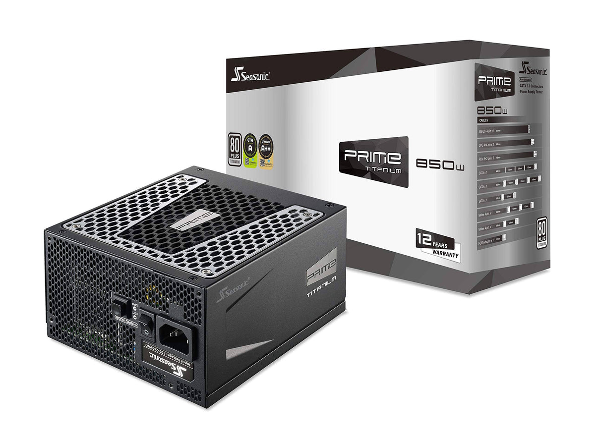Bloc d'alimentation Seasonic Prime Ultra 850W 80+ Titanium