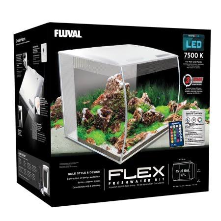 Kit aquarium Fluval Flex 57 litres blanc