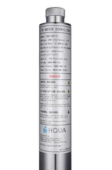 Stérilisateur purificateur d'eau par ultraviolets HQUA-OWS-12 pour toute la maison, 12 GPM, 110 V, 40 W, modèle HQUA-UV-12GPM + 1 tube UV supplémentaire