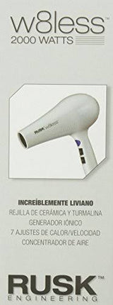 Sèche-cheveux Rusk W8less 2000 Watts, très léger – Neuf