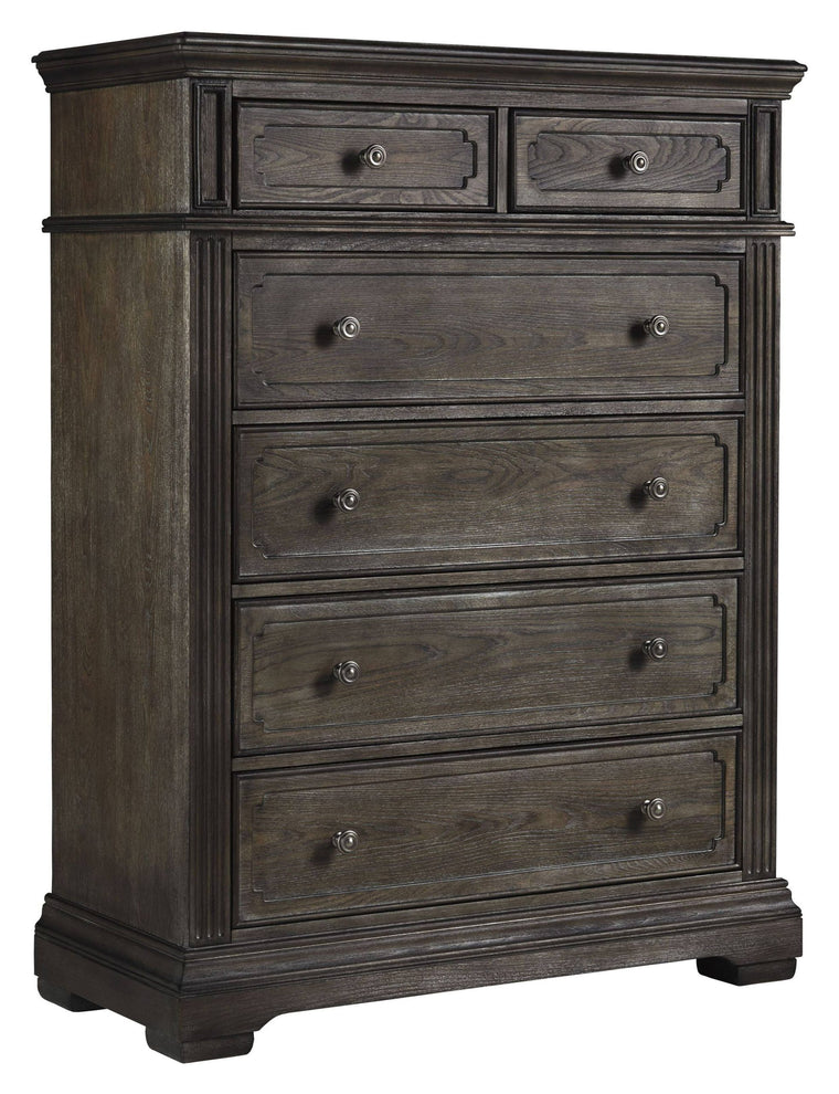 Mikalene – Marron métallisé – Commode six tiroirs B737-46