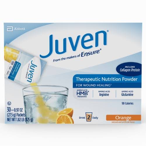 Abbott Juven – Poudre nutritionnelle thérapeutique à l'orange 30 sachets