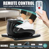 Vélo elliptique sous bureau ANCHEER – Appareil de pédalage silencieux pour seniors, bureau et domicile, équipement d'entraînement des jambes assis à faible impact, écran LCD intelligent, télécommande