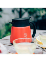 Cafetière isotherme en acier inoxydable Hario V60 600 rouge VHS-60R