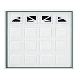 Porte de garage en acier Wayne Dalton 9100 Williamsburg, 9 pi L x 7 pi H, blanc