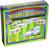 Jeu de dominos professionnel numéroté double 15 avec chiffres codés par couleur