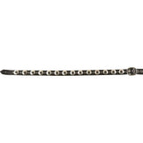 Sangle de guitare Jodi Head M-Star avec conchos, noire, bordure noire