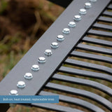 Râteau paysager de 6 pi Titan Attachments pour tracteurs compacts, compatible avec attache rapide