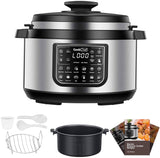 Autocuiseur électrique ovale Geek Chef 12-en-1 de 8 pintes avec écran LCD