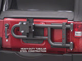 Support de roue de secours Redrock 4×4 HD compatible avec le hayon d'origine, compatible avec Jeep Wrangler JK 07-18