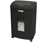 Destructeur de documents micro-coupe 12 feuilles Embassy avec bac d'alimentation automatique 140 feuilles, noir