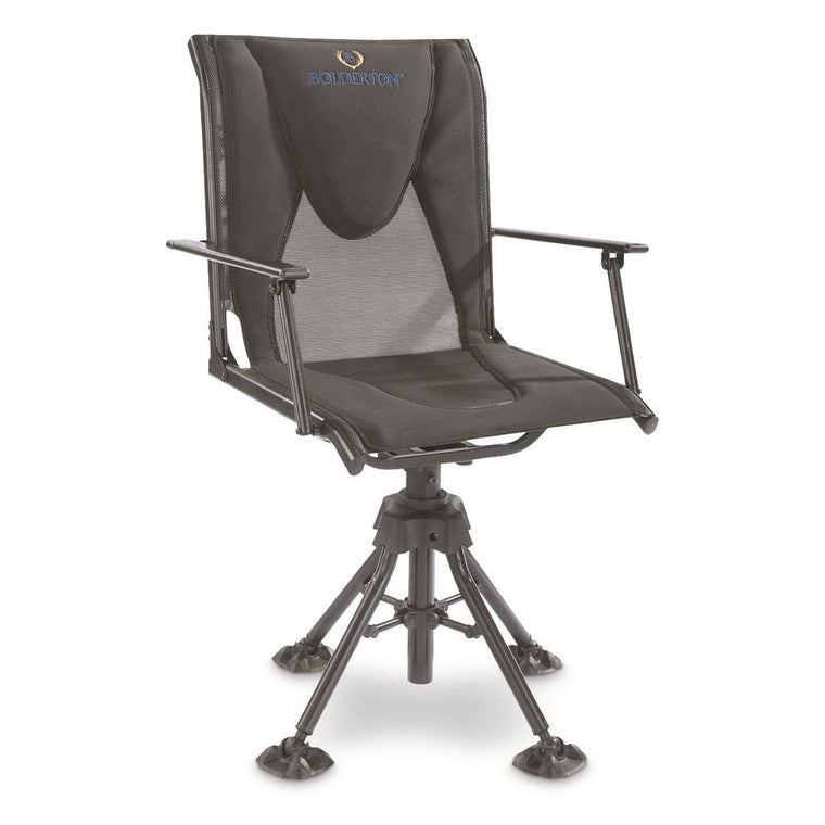 Chaise de chasse pivotante et confortable Bolderton 360 avec accoudoirs