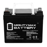 Batterie de remplacement Mighty Max 12V 35Ah pour Pride Mobility Jazzy Select GT
