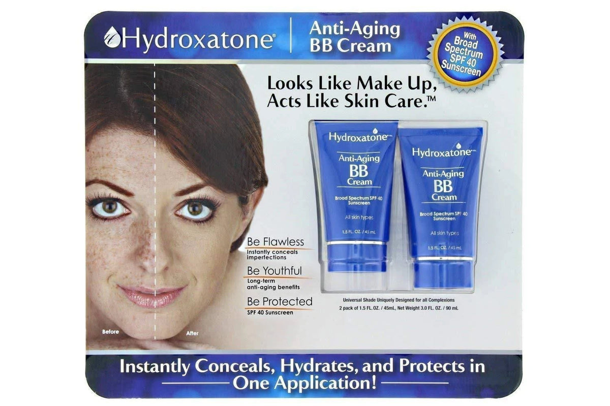 BB crème anti-âge Hydroxatone, FPS 40 – lot de 2 tubes de 44 ml (1,5 oz)