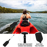 2 pagaies de kayak télescopiques pour bateau de rafting ou canoë en alliage d'aluminium et plastique