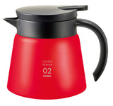 Cafetière isotherme en acier inoxydable Hario V60 600 rouge VHS-60R