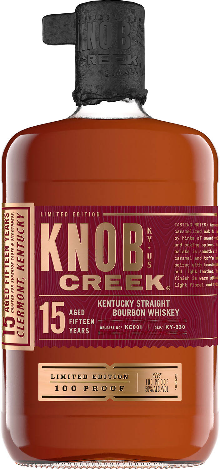 Bourbon Knob Creek 15 ans