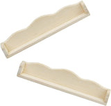 Étagère murale pour maison de poupée, mini étagères en bois, échelle 1:12, modèles de rangement en bois miniatures pour accessoires de mobilier de maison de poupée