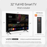 Téléviseur intelligent VIZIO Série D 24 pouces Full HD 1080p avec Apple AirPlay et Chromecast intégrés, compatible avec Alexa, D24f-J09, modèle 2022