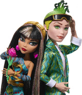 Poupées de collection Monster High Cleo De Nile et Deuce Gorgon, coffret duo Howliday Love