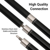 Queues de billard en composite de fibre de verre et graphite 18 oz, 19 oz, 20 oz, 21 oz, 58 pouces