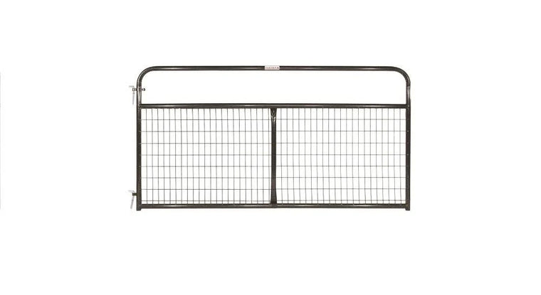 Portail Tarter Wfgbl8, 8 pi x 4 po, rempli de fil métallique, noir