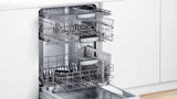 Bosch – Lave-vaisselle encastrable série 800 avec commande sur le dessus, CrystalDry, cuve en acier inoxydable, 3e panier, 40 dBa – Acier inoxydable