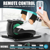 Vélo elliptique sous bureau ANCHEER – Appareil de pédalage silencieux pour seniors, bureau et domicile, équipement d'entraînement des jambes assis à faible impact, écran LCD intelligent, télécommande